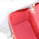 CHANEL Chain Shoulder Bag Straw Beige Gold CC Auth 120168AM-26