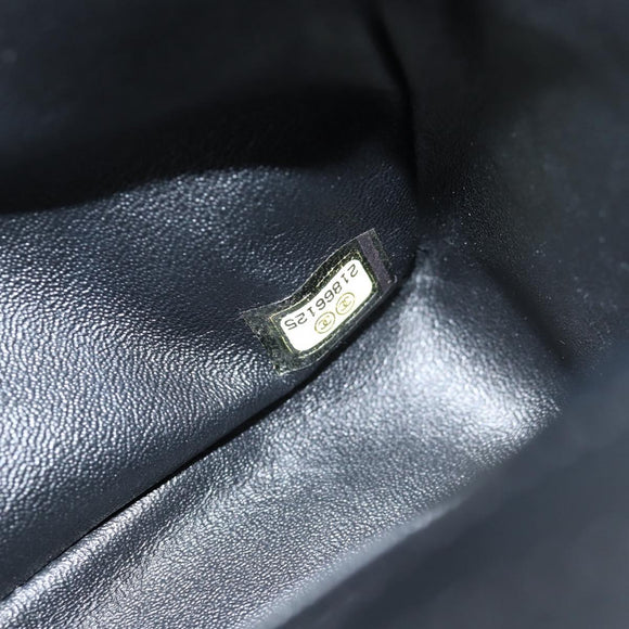 CHANEL Matelasse Chain Shoulder Bag Tweed Light Blue Gold CC Auth 120174M