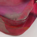 CHANEL Embroidery Shoulder Bag Suede Pink CC Auth 120175AM-18