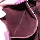 CHANEL Embroidery Shoulder Bag Suede Pink CC Auth 120175AM-28