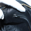 CHANEL Matelasse Chain Shoulder Bag Canvas White Black CC Auth 120186-21