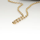 CHANEL Matelasse Chain Shoulder Bag Canvas White Black CC Auth 120186-7