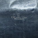 Christian Dior Trotter Canvas Shoulder Bag Navy Gold Auth 120192-10