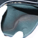 Christian Dior Trotter Canvas Shoulder Bag Navy Gold Auth 120192-12