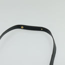 Christian Dior Trotter Canvas Shoulder Bag Navy Gold Auth 120192-14