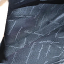 Salvatore Ferragamo Gancini Shoulder Bag Canvas Leather Beige Auth 120194-11