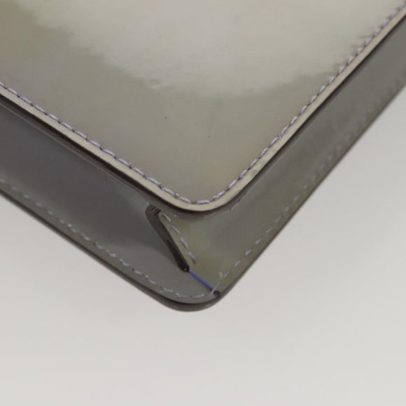 LOUIS VUITTON Vernis Monceau BB Hand Bag 2way Lila M90112 LV Auth 120203