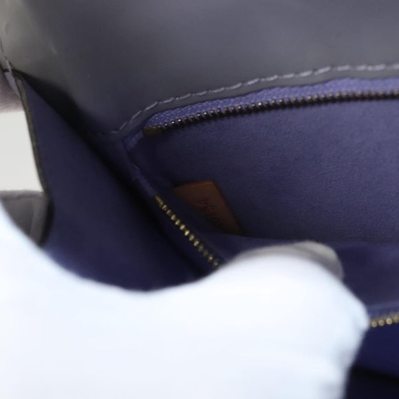 LOUIS VUITTON Vernis Monceau BB Hand Bag 2way Lila M90112 LV Auth 120203