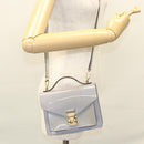 LOUIS VUITTON Vernis Monceau BB Hand Bag 2way Lila M90112 LV Auth 120203-26