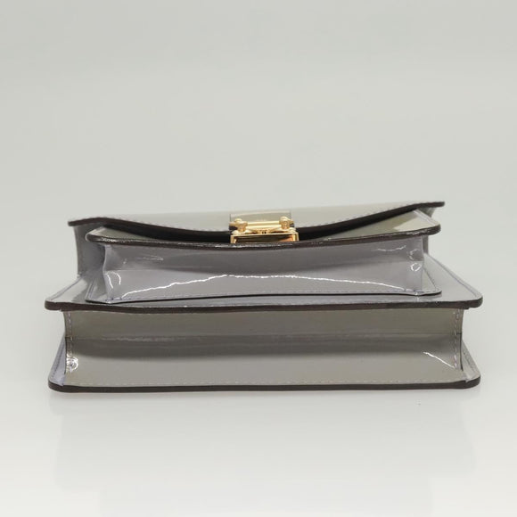 LOUIS VUITTON Vernis Monceau BB Hand Bag 2way Lila M90112 LV Auth 120203