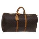 LOUIS VUITTON Monogram Keepall 60 Boston Bag M41422 LV Auth 120206-1