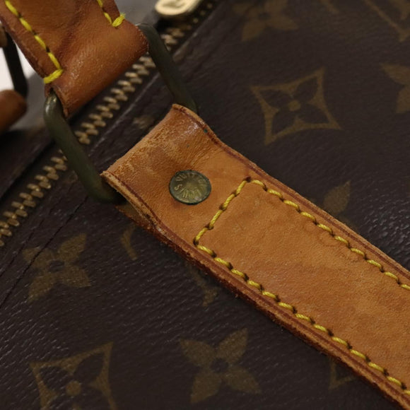 LOUIS VUITTON Monogram Keepall 60 Boston Bag M41422 LV Auth 120206