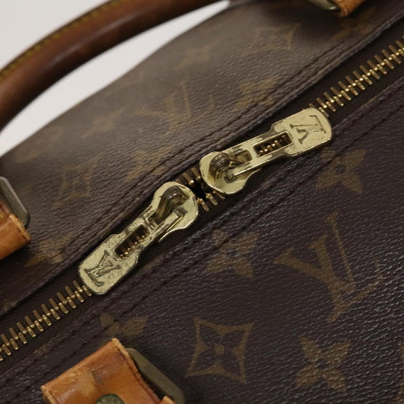LOUIS VUITTON Monogram Keepall 60 Boston Bag M41422 LV Auth 120206