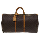 LOUIS VUITTON Monogram Keepall 60 Boston Bag M41422 LV Auth 120206-13