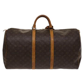 LOUIS VUITTON Monogram Keepall 60 Boston Bag M41422 LV Auth 120206 - 0