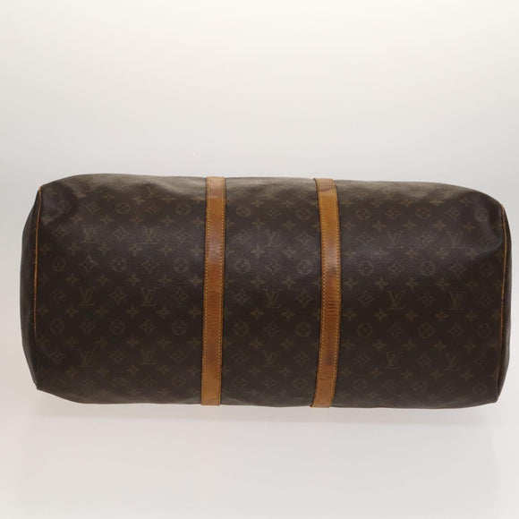 LOUIS VUITTON Monogram Keepall 60 Boston Bag M41422 LV Auth 120206