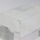 LOUIS VUITTON Paper Weight Glass Clear LV Auth 120233-8