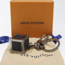 LOUIS VUITTON Monogram Eclipse Porte Cles Mon Cube Charm M68867 LV Auth 120234-11