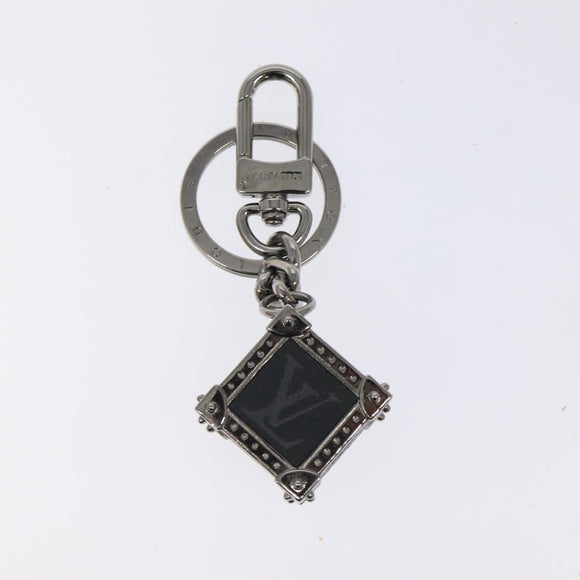 LOUIS VUITTON Monogram Eclipse Porte Cles Mon Cube Bedel M68867 LV Auth 120234