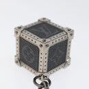 LOUIS VUITTON Monogram Eclipse Porte Cles Mon Cube Charm M68867 LV Auth 120234-7