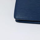 LOUIS VUITTON Epi Capuchin Shoulder Bag Blue M52345 LV Auth 120245-15