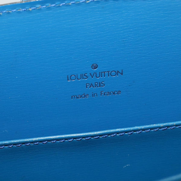 LOUIS VUITTON Epi Capuchin Shoulder Bag Blue M52345 LV Auth 120245