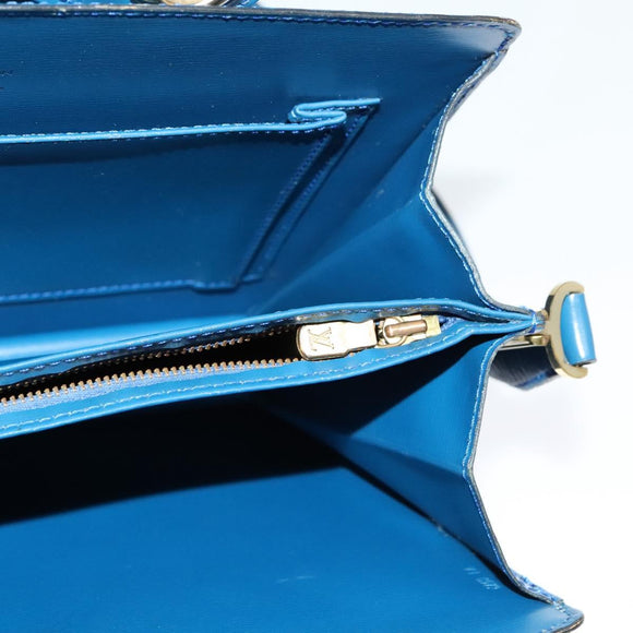 LOUIS VUITTON Epi Capuchin Shoulder Bag Blue M52345 LV Auth 120245