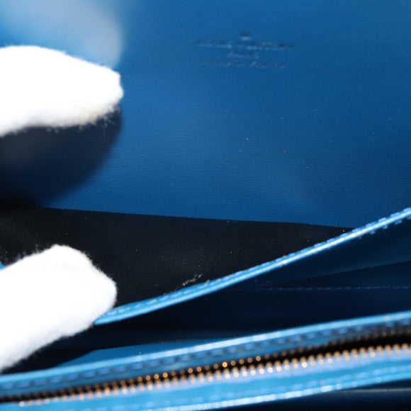 LOUIS VUITTON Epi Capuchin Shoulder Bag Blue M52345 LV Auth 120245