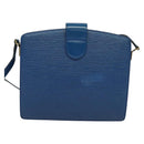 LOUIS VUITTON Epi Capuchin Shoulder Bag Blue M52345 LV Auth 120245-2