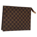 LOUIS VUITTON Damier Ebene Posh Toilette 26 Pouch N47543 LV Auth 120246-1