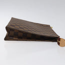 LOUIS VUITTON Damier Ebene Posh Toilette 26 Pouch N47543 LV Auth 120246-3