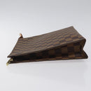 LOUIS VUITTON Damier Ebene Posh Toilette 26 Pouch N47543 LV Auth 120246-4