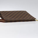 LOUIS VUITTON Damier Ebene Posh Toilette 26 Pouch N47543 LV Auth 120246-5