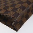 LOUIS VUITTON Damier Ebene Posh Toilette 26 Pouch N47543 LV Auth 120246-14