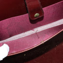 CARTIER Trunk Leather Red Gold Auth 120248-19