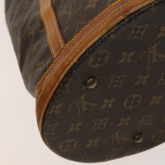 LOUIS VUITTON Monogram Bucket GM Shoulder Bag M42236 LV Auth 120276