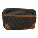 LOUIS VUITTON Monogram Compiegne 28 Clutch Bag M51845 LV Auth 120299-1