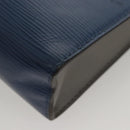 LOUIS VUITTON Epi Pochette Voyage Clutch Bag Blue M62912 LV Auth 120320-16