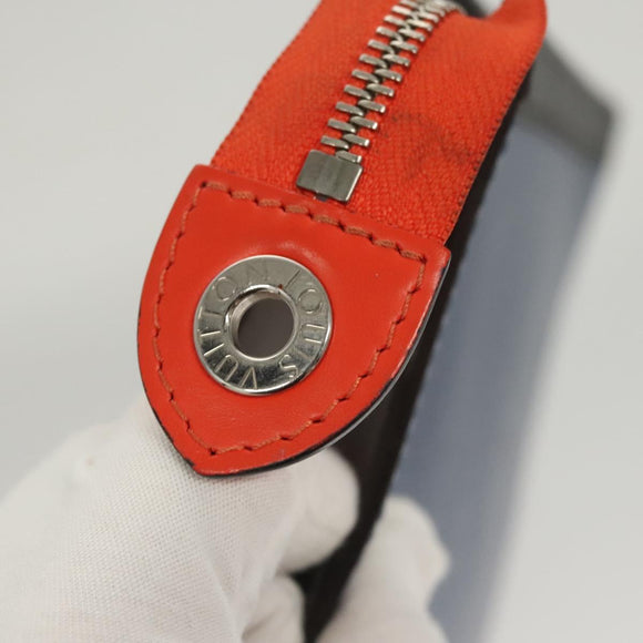 LOUIS VUITTON Epi Pochette Voyage Clutch Bag Blue M62912 LV Auth 120320