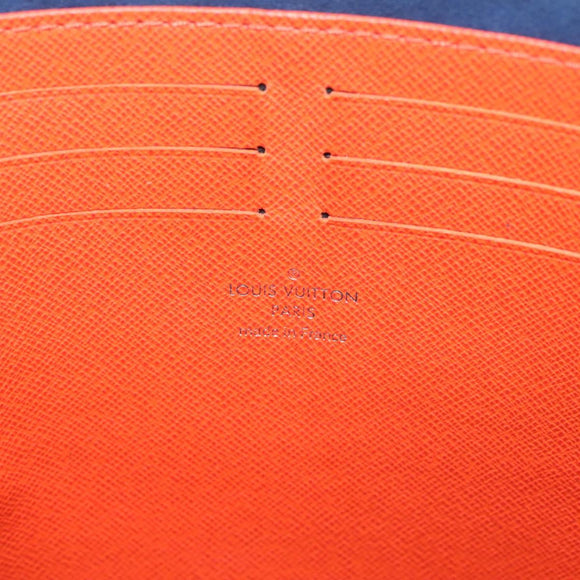 LOUIS VUITTON Epi Pochette Voyage Clutch Bag Blue M62912 LV Auth 120320