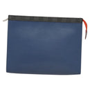 LOUIS VUITTON Epi Pochette Voyage Clutch Bag Blue M62912 LV Auth 120320-13