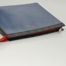 LOUIS VUITTON Epi Pochette Voyage Clutch Bag Blue M62912 LV Auth 120320-6