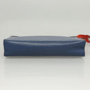 LOUIS VUITTON Epi Pochette Voyage Clutch Bag Blue M62912 LV Auth 120320-7
