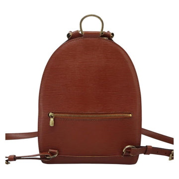 LOUIS VUITTON Epi Mabillon Backpack Brown M52233 LV Auth 120322 - 0