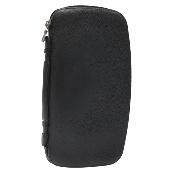 LOUIS VUITTON Taiga Organizer Atoll Travel Case Ardoise M30652 LV Auth 120326