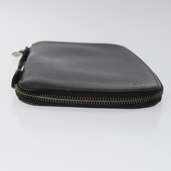 LOUIS VUITTON Taiga Organizer Atoll Travel Case Ardoise M30652 LV Auth 120326