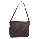 LOUIS VUITTON Damier Ebene Trousse Makeup Pouch N51982 LV Auth 120327-1