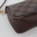 LOUIS VUITTON Damier Ebene Trousse Makeup Pouch N51982 LV Auth 120327-11