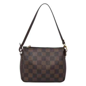 LOUIS VUITTON Damier Ebene Trousse Makeup Pouch N51982 LV Auth 120327 - 0