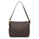 LOUIS VUITTON Damier Ebene Trousse Makeup Pouch N51982 LV Auth 120327-3